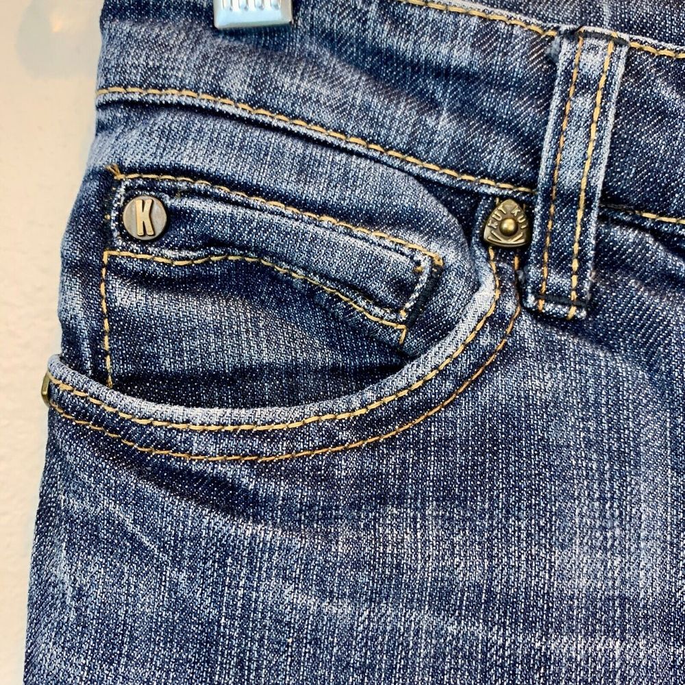 Kut From the Kloth Straight Leg Jeans Womens Size 6 Medium Wash - Picture 8 of 15